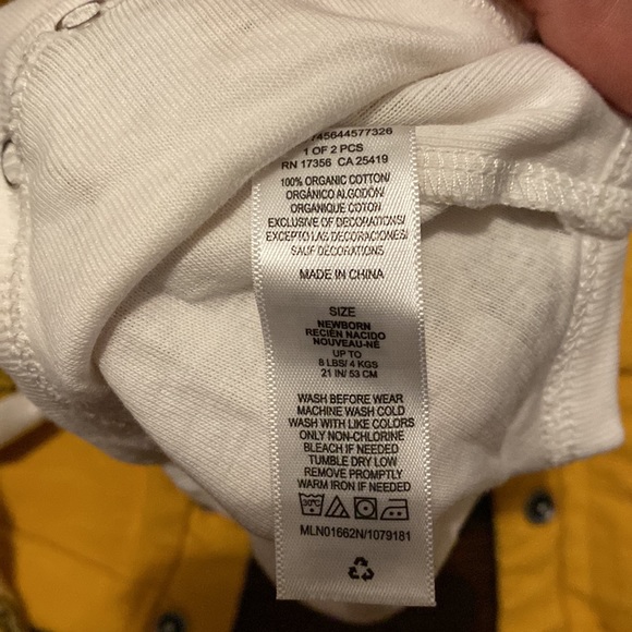 Organic Cotton Leopards Bodysuit and Overall Outfit - Picture 7 of 10